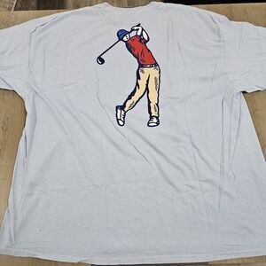 Sky Blue Men's Golf Graphic Tee